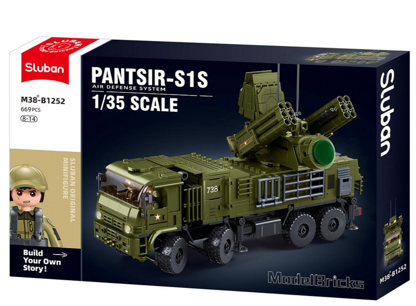 Sluban Pantsir S1S M38-B1252 Konstruktionsspielzeug