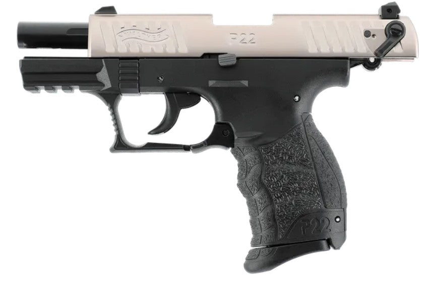 Walther P22Q 9 mm P.A.K. Schreckschusspistole, Nickel