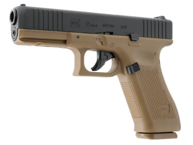 GLOCK 17 Gen5 CO₂ Airgun 4,5 mm BB Coyote, < 3,0 J