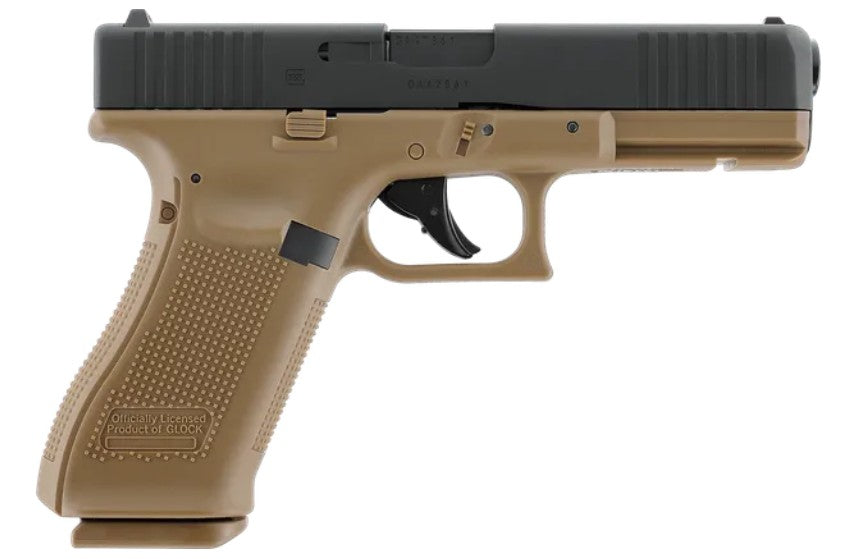 GLOCK 17 Gen5 CO₂ Airgun 4,5 mm BB Coyote, < 3,0 J