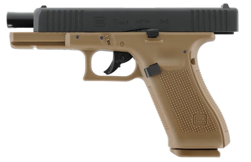 GLOCK 17 Gen5 CO₂ Airgun 4,5 mm BB Coyote, < 3,0 J