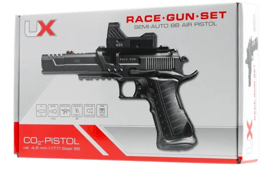 Umarex UX RaceGun Set 4,5 mm (.177) BB CO₂ < 3,0 J