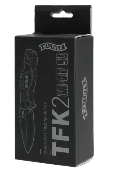 Walther TFK 2 Klappmesser mit Backlock und 440C-Klinge