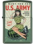 Zippo Feuerzeug U.S. Army Enlist Pin-Up – Limitierte Auflage