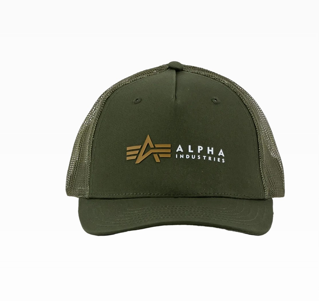 Alpha Industries Label Trucker Cap