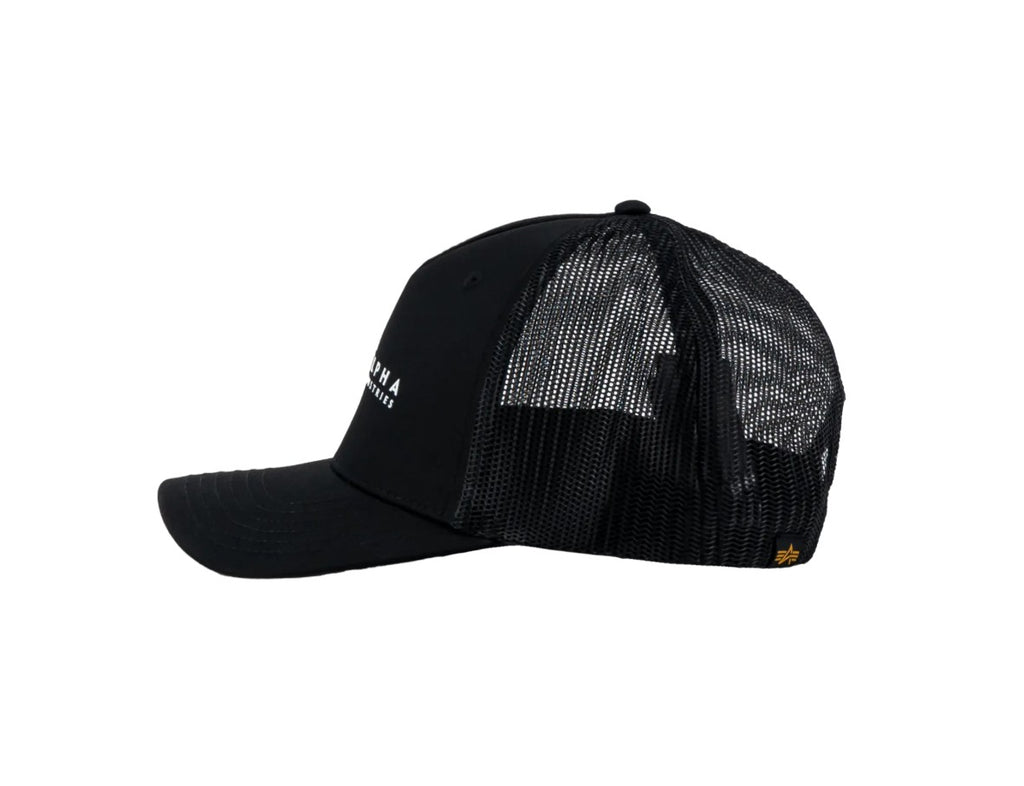 Alpha Industries Label Trucker Cap