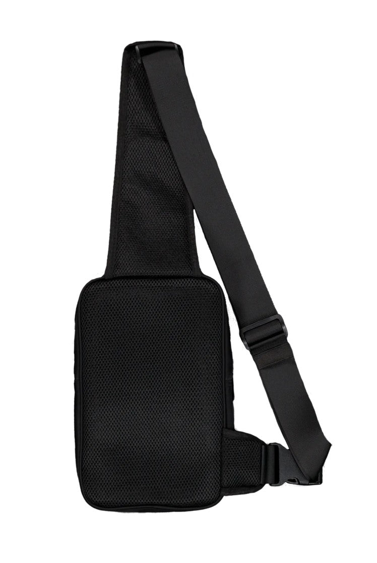 Alpha Industries Label Sling Bag – schwarz & oliv