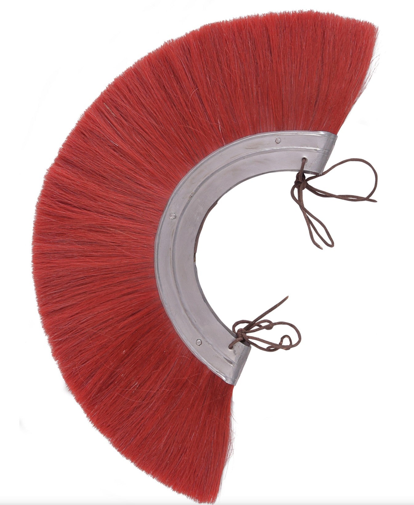 Römischer Metall-Helmbusch Crista, rot