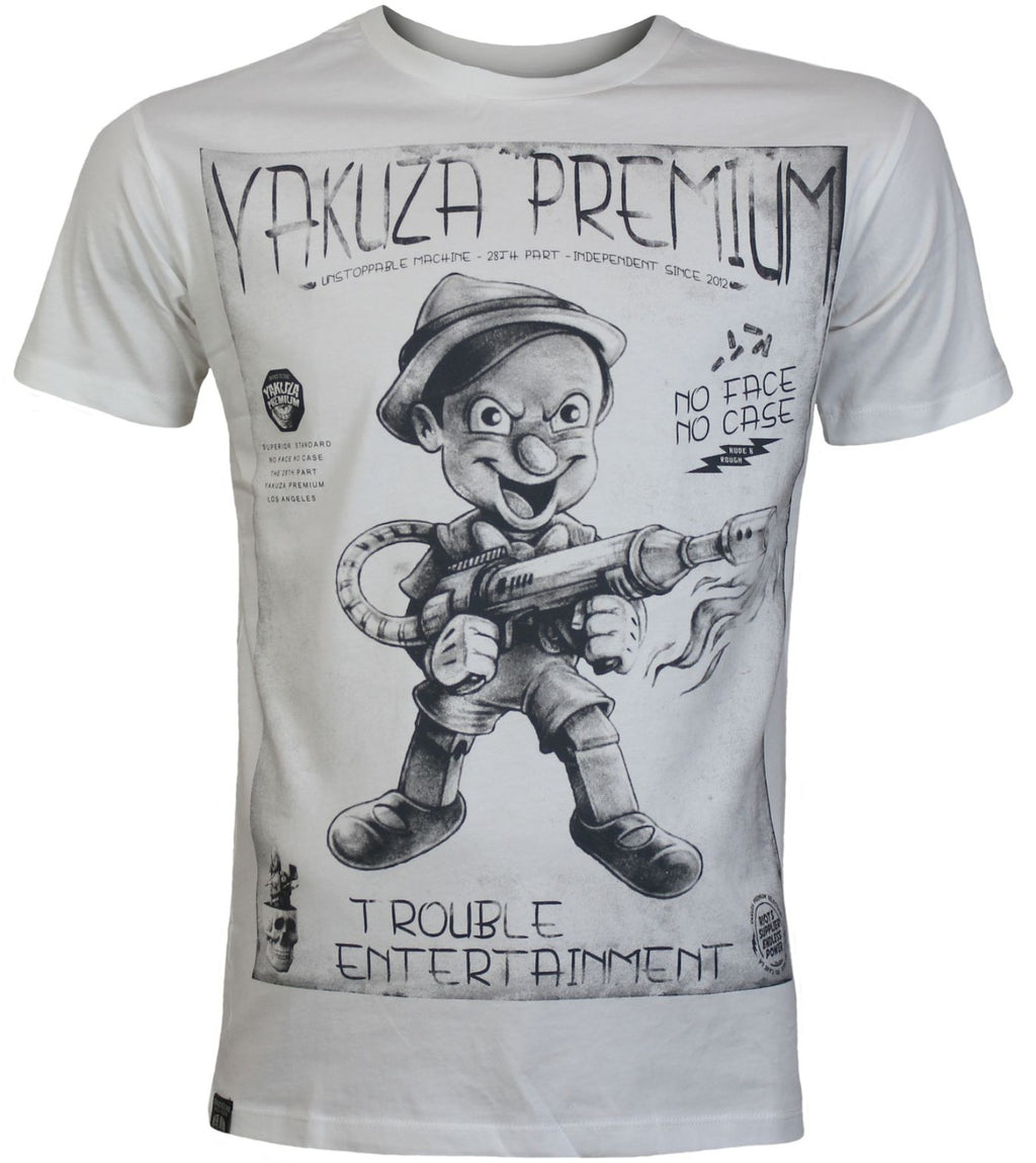 Yakuza Premium T-Shirt YPS 4003, natur/weiß