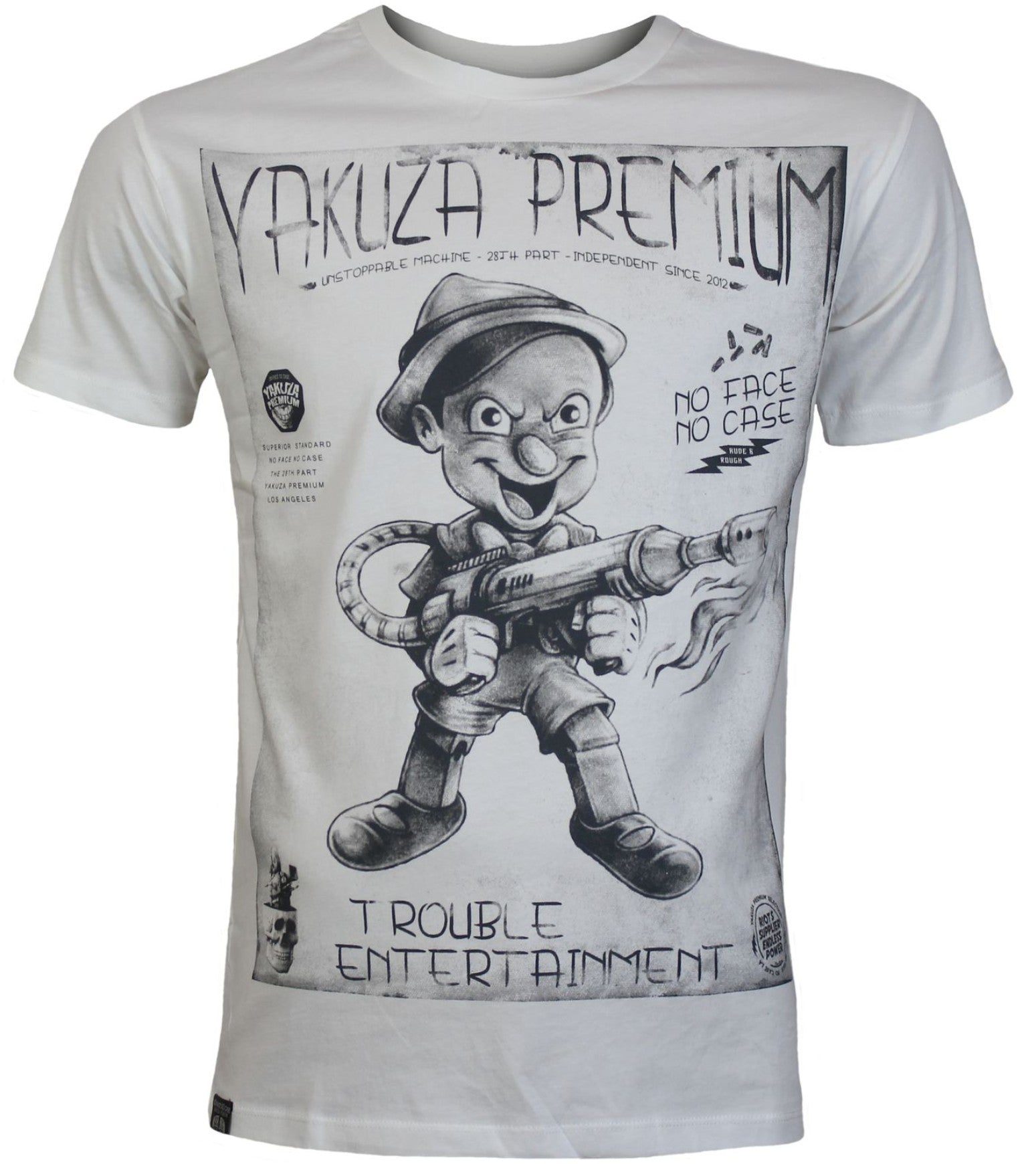 Yakuza Premium T-Shirt YPS 4003, natur/weiß