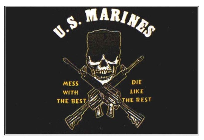 Flagge U.S. Marines, 90 x 150 cm, neu