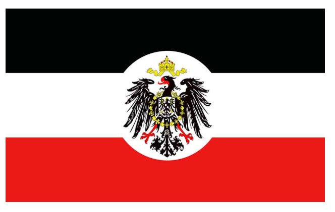 Flagge Deutsches Reich mit Wappen, 90 x 150 cm, neu