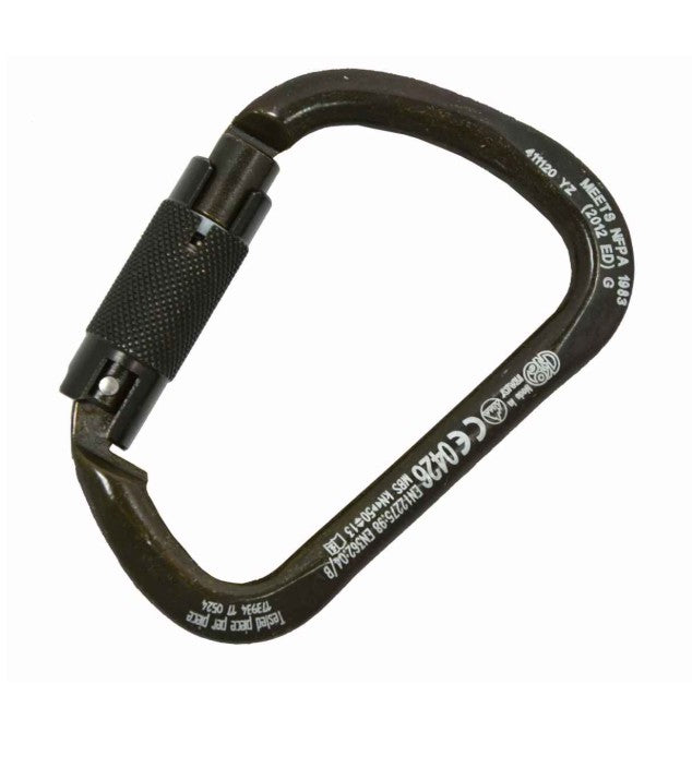 Karabiner Kong Large Auto-Block schwarz