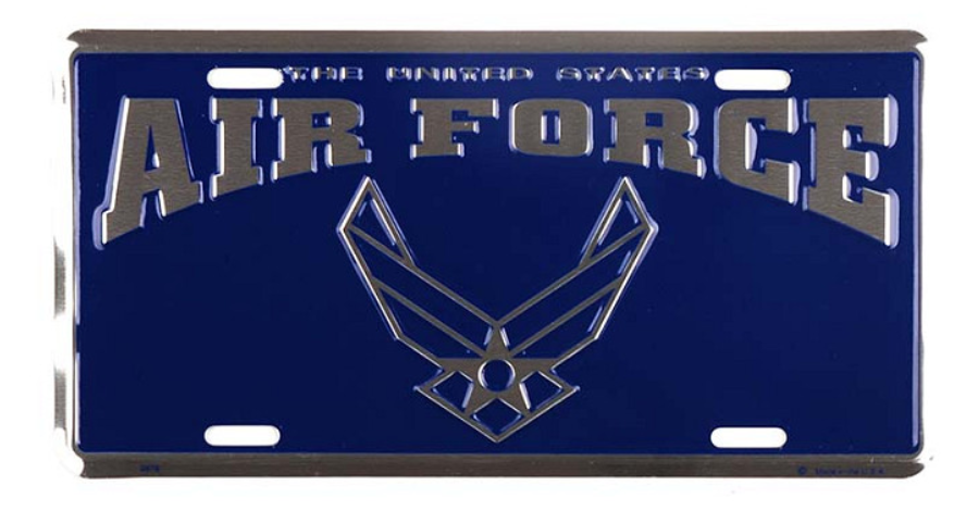 Nummernschild Air Force