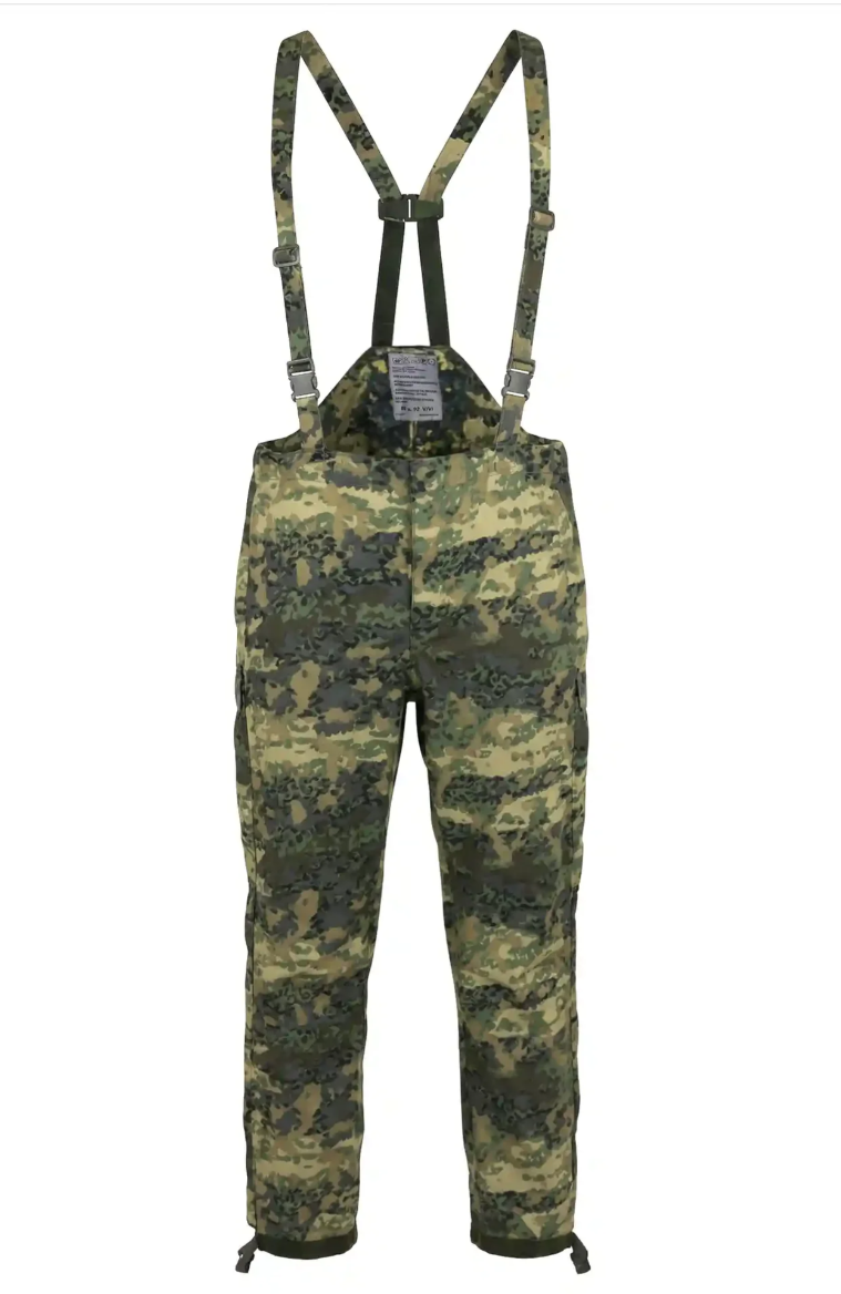 Österr. Bundesheer - ÖBH Nässeschutzhose KAZ21 03 tarn gebr.