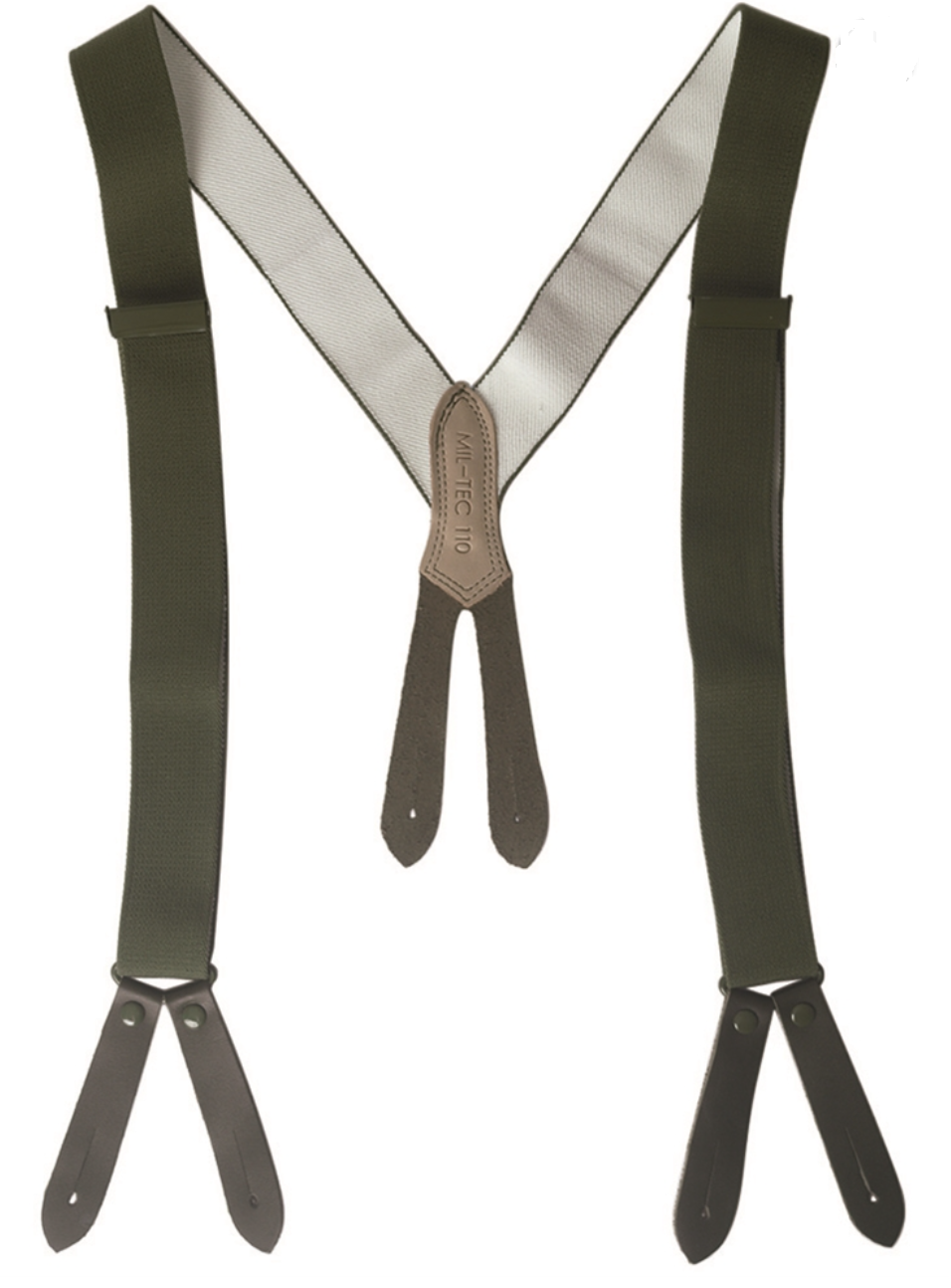 BW Hosenträger Oliv - Original Militär zum Einknöpfen