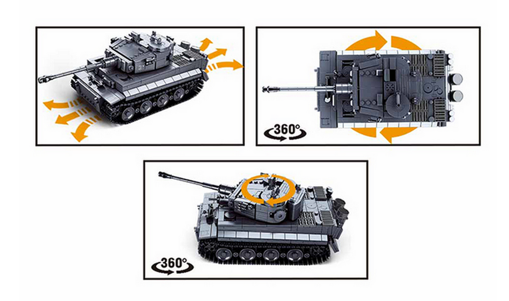 Sluban Army Deutscher Tigerpanzer M38-B0851
