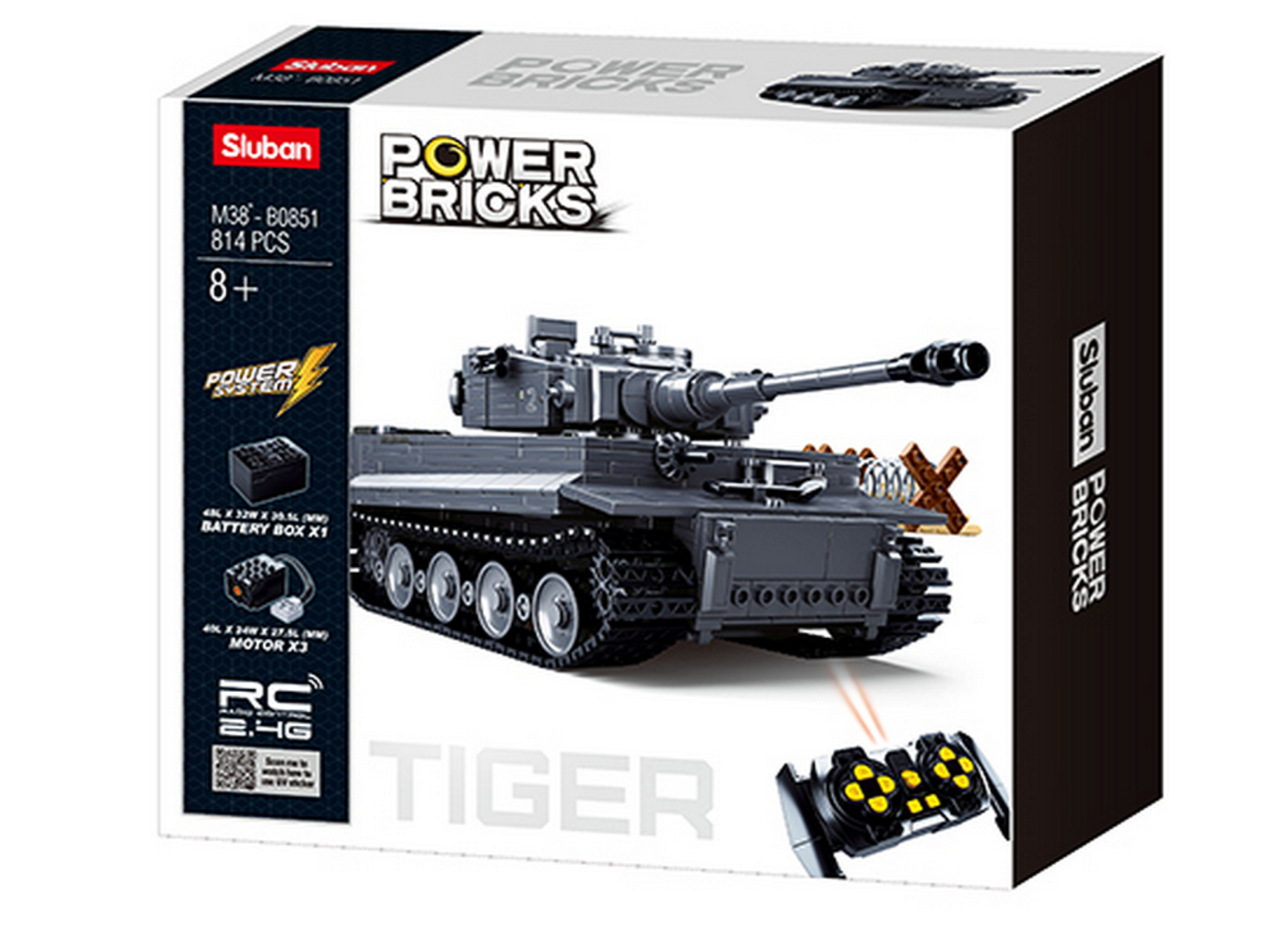 Sluban Army Deutscher Tigerpanzer M38-B0851