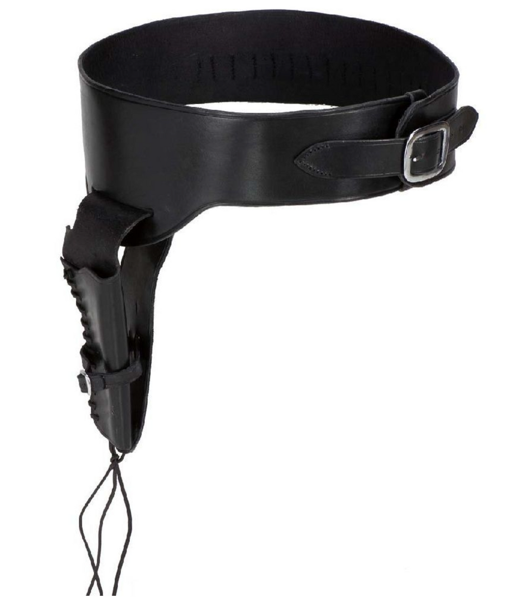 Mil-Tec Western Revolvergurt aus Leder, 120 cm