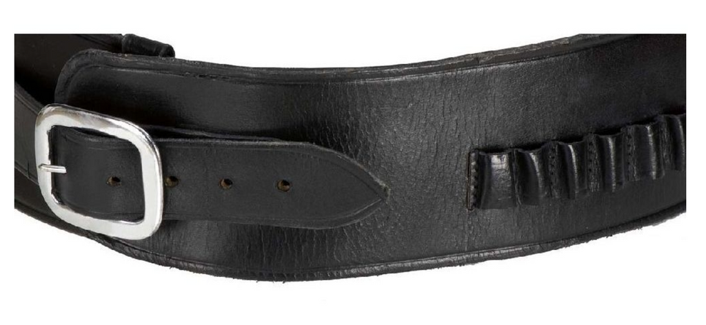 Mil-Tec Western Revolvergurt aus Leder, 120 cm