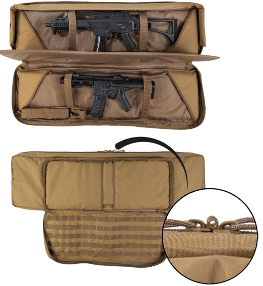 Mil-Tec Rifle Case Double Coyote – gepolsterte Gewehrtasche