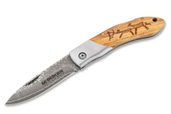 Böker Magnum Caveman Damast Taschenmesser