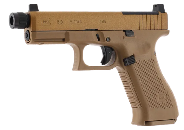 Glock 19X MOS CO₂ Airgun 4,5 mm BB, < 2,0 J, coyote
