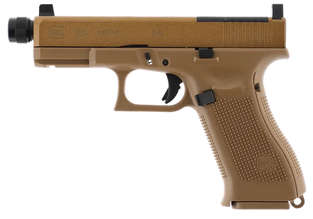 Glock 19X MOS CO₂ Airgun 4,5 mm BB, < 2,0 J, coyote