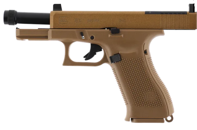 Glock 19X MOS CO₂ Airgun 4,5 mm BB, < 2,0 J, coyote