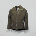 Österr. Bundesheer Fleecejacke mit Windbreaker-Membrane, oliv, gebr.