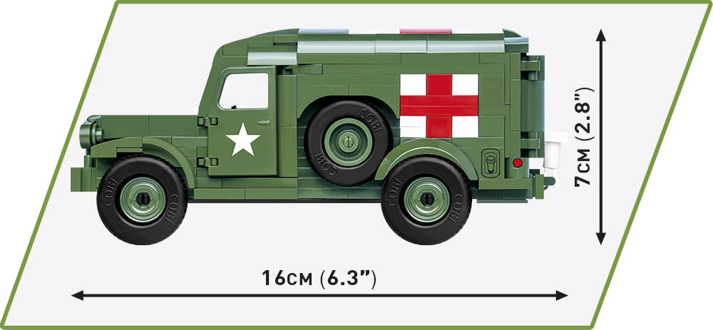 Cobi HISTORICAL COLLECTION WWII - 1942 Ambulance Wc 54