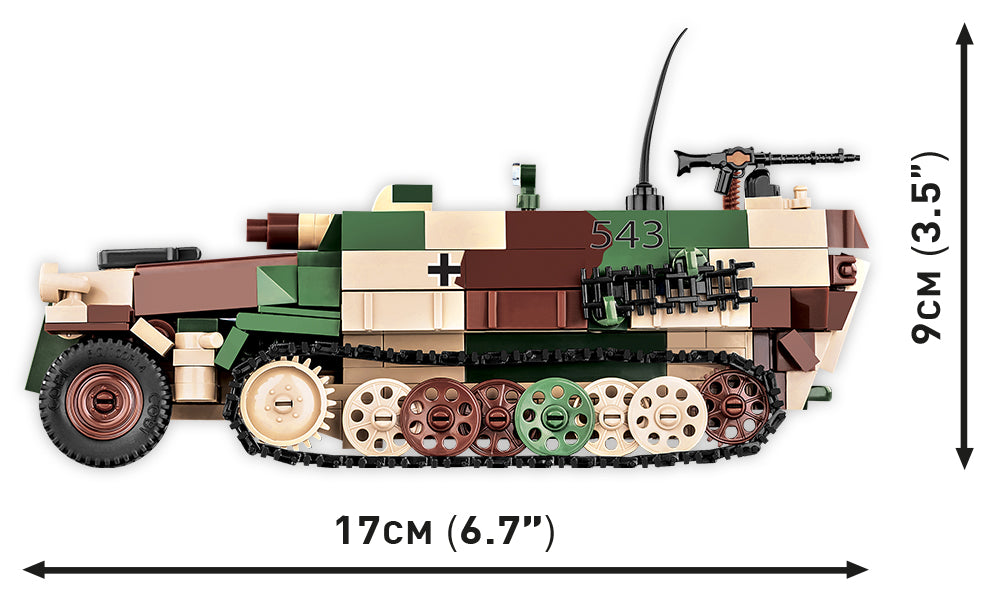 Cobi HISTORICAL COLLECTION WWII - Sd.Kfz.251/9 "Stummel"